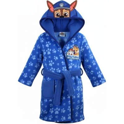 Chlapčenský župan s kapucňou Paw Patrol - policajt Chase