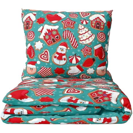 Bavlnené posteľné obliečky - Perníčková show