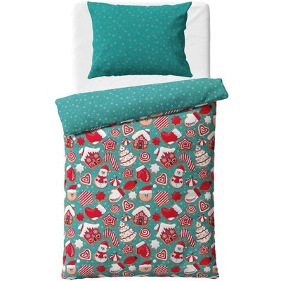 Bavlnené posteľné obliečky - Perníčková show