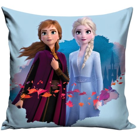 Obojstranný vankúš Ľadové kráľovstvo – Frozen – motív Anna & Elsa
