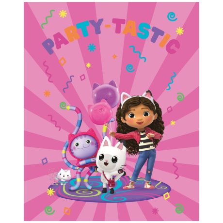 Coral fleece deka Gábinin kúzelný domček – Party-Tastic