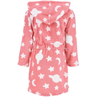 Dievčenský fleece župan s kapucňou Bluey - Bingo