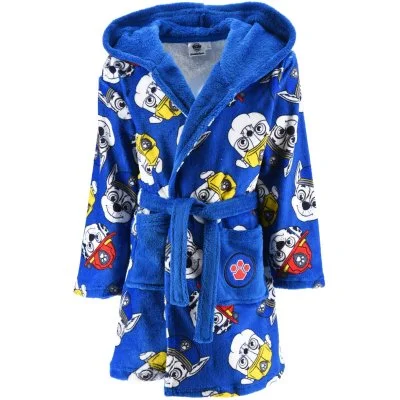 Chlapčenský fleece župan s kapucňou Labková patrola