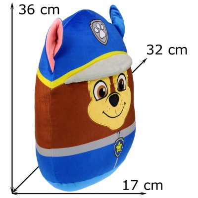 Squish vankúšik Labková patrola - policajt Chase