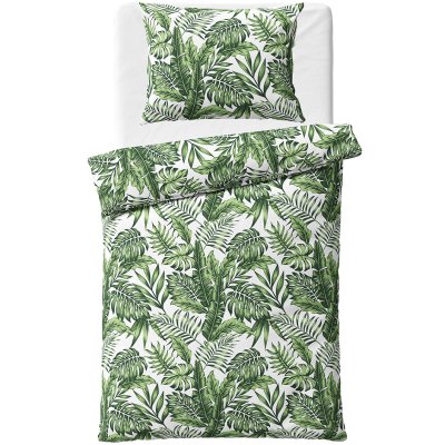 Bavlnené posteľné obliečky Jungle Leaves