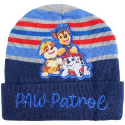 Chlapčenská zimná pletená čiapka Labková patrola
