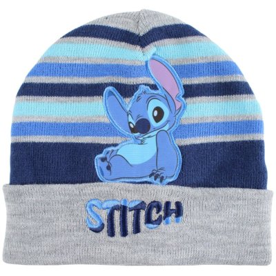 Chlapčenská zimná pletená čiapka Stitch