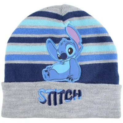 Chlapčenská zimná pletená čiapka Stitch