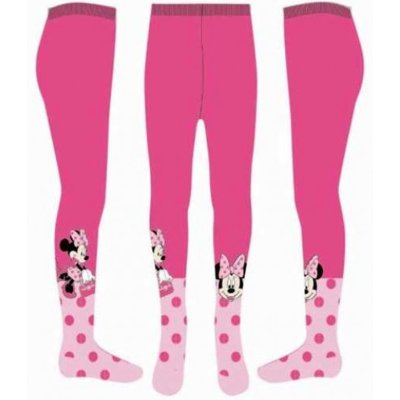Dievčenské pančucháče s bodkami Minnie Mouse