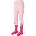 Dievčenské pančucháče s bodkami Minnie Mouse