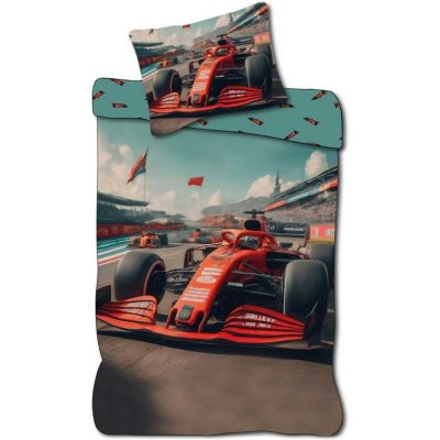 Bavlnené posteľné obliečky Formula 1