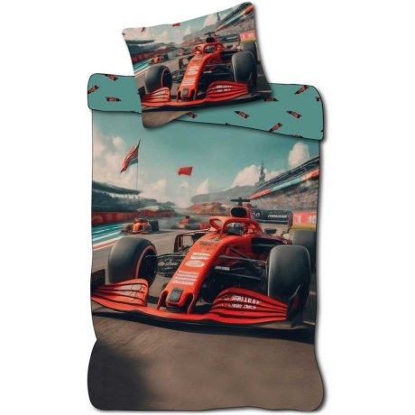Bavlnené posteľné obliečky Formula 1
