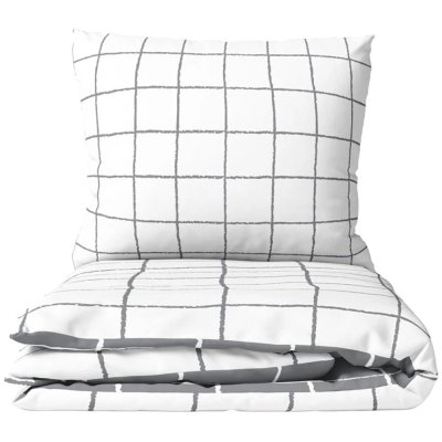 Flanelové posteľné obliečky Káro City