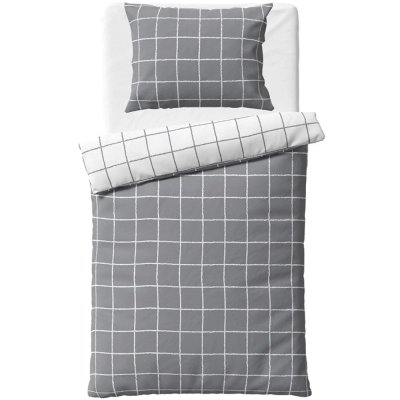 Flanelové posteľné obliečky Káro City