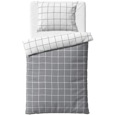 Flanelové posteľné obliečky Káro City