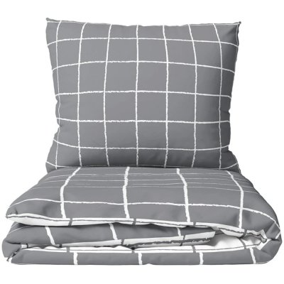 Flanelové posteľné obliečky Káro City