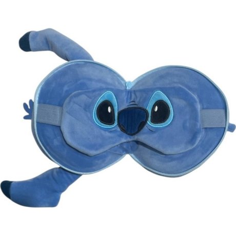Plyšový cestovný vankúšik s očnou maskou Stitch