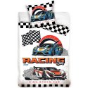 Bavlnené posteľné obliečky Pretekárske autá Drag Racing