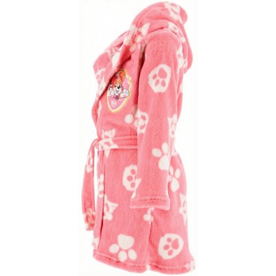 Dievčenský fleece župan s kapucňou Paw Patrol - Skye