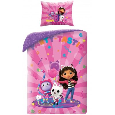 Posteľné obliečky z mikrovlákna Gábinin kúzelný domček – Party Tastic