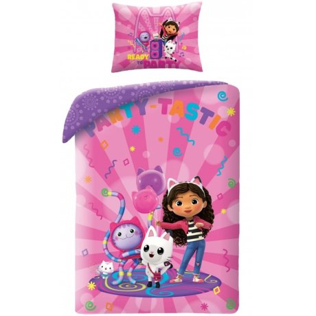 Posteľné obliečky z mikrovlákna Gábinin kúzelný domček – Party Tastic