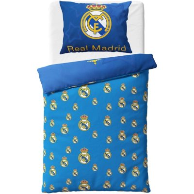 Bavlnené posteľné obliečky FC Real Madrid - Blue Stars