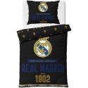 Bavlnené posteľné obliečky FC Real Madrid - Royal Black