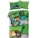 Obojstranné posteľné obliečky z mikrovlákna Survival Mode - Minecraft