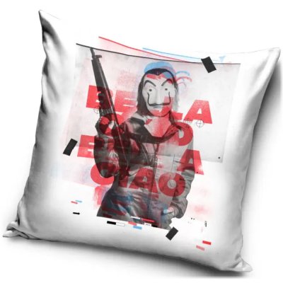 Obliečka na vankúš Papierový dom - Money Heist – Bella Ciao