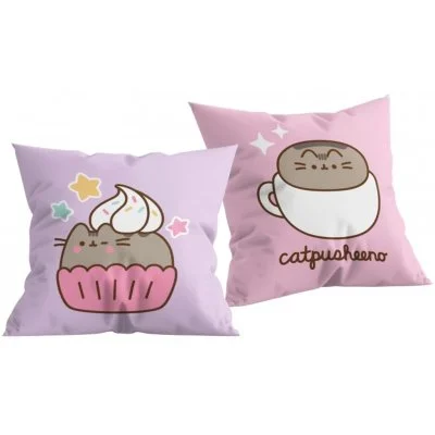Obojstranný vankúš Pusheen - Catpusheeno & Cupcake