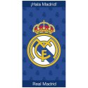 Bavlnená futbalová osuška FC Real Madrid - Crest Navy | 70 x 140 cm