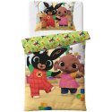 Bavlnené posteľné obliečky Zajko Bing a Sula v škôlke