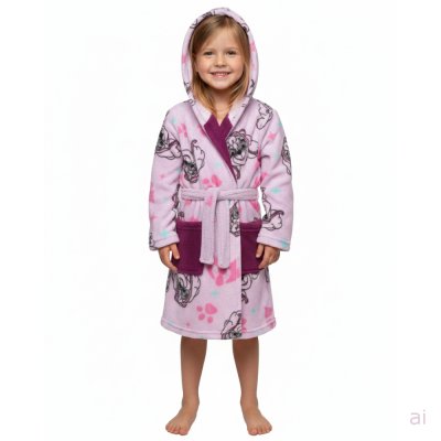 Dievčenský župan s kapucňou Paw Patrol