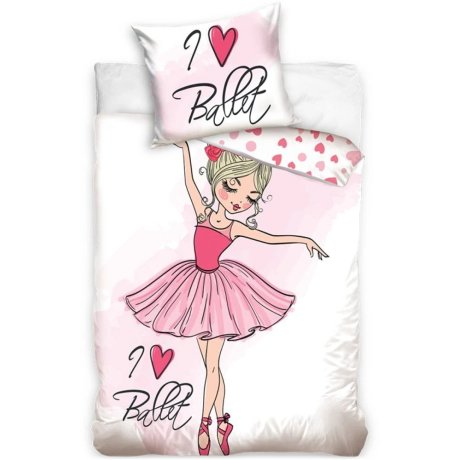 Bavlnené posteľné obliečky Sladké sny malej tanečnice