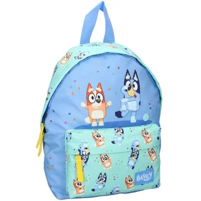 Detský batoh s prednou priehradkou Bluey a Bingo