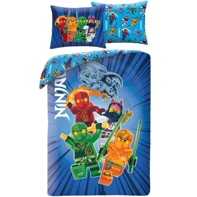 Posteľné obliečky z mikrovlákna LEGO Ninjago