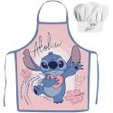 Detská zástera s kuchárskou čiapkou Lilo & Stitch - Aloha