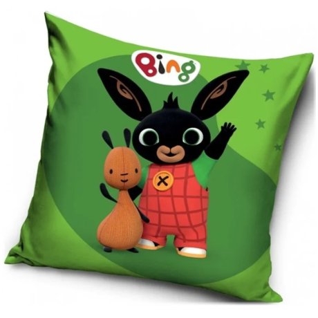 Detský velúrový vankúš Zajko Bing a Flop