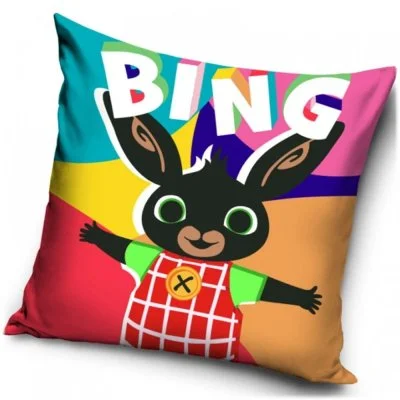 Velúrová obliečka na vankúš Veselý Zajko Bing