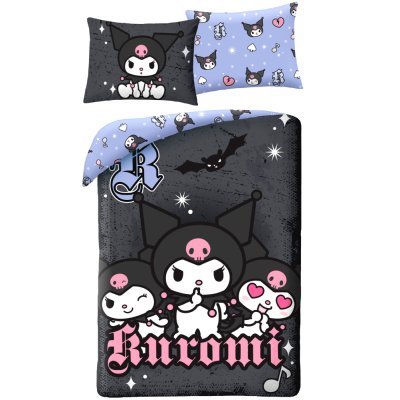 Posteľné obliečky z mikrovlákna Kuromi - Midnight Punk