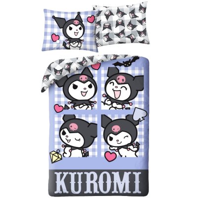 Posteľné obliečky z mikrovlákna Kuromi - Four Moods