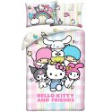 Posteľné obliečky z mikrovlákna Hello Kitty and Friends