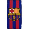 Licencovaná osuška FC Barcelona s tradičným pruhovaným motívom Blaugrana a klubovým erbom uprostred. Je vyrobená z dobre savého a rýchloschnúceho mikrovlákna. Osuška má nadštandardný rozmer 100 × 180 cm.
