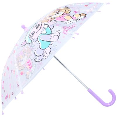 Dievčenský transparentný dáždnik Labková patrola – Skye a Everest