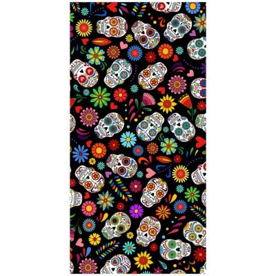 Bavlnená plážová osuška Lebky Mexicana