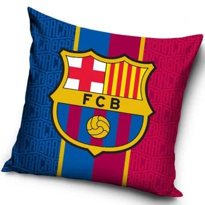 Velúrová obliečka na vankúš FC Barcelona - motív El Clásico | 40x40 cm
