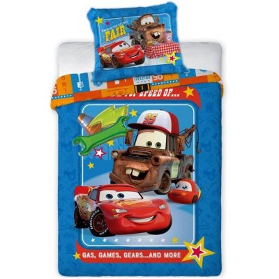 Obliečky do detskej postieľky Autá – McQueen a Burák