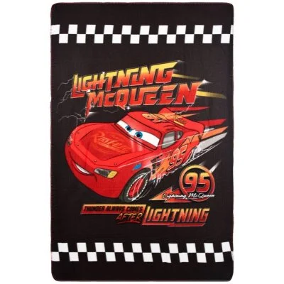 Detská fleecová deka Autá - Blesk McQueen