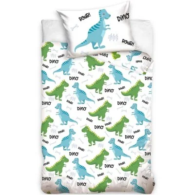 Posteľné obliečky do detskej postieľky s dinosaurami