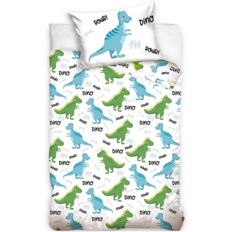 Posteľné obliečky do detskej postieľky s dinosaurami